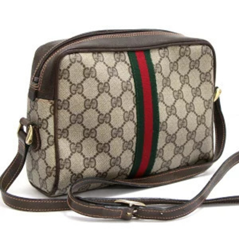 Gucci Brown Shoulder Line Sherry Bag